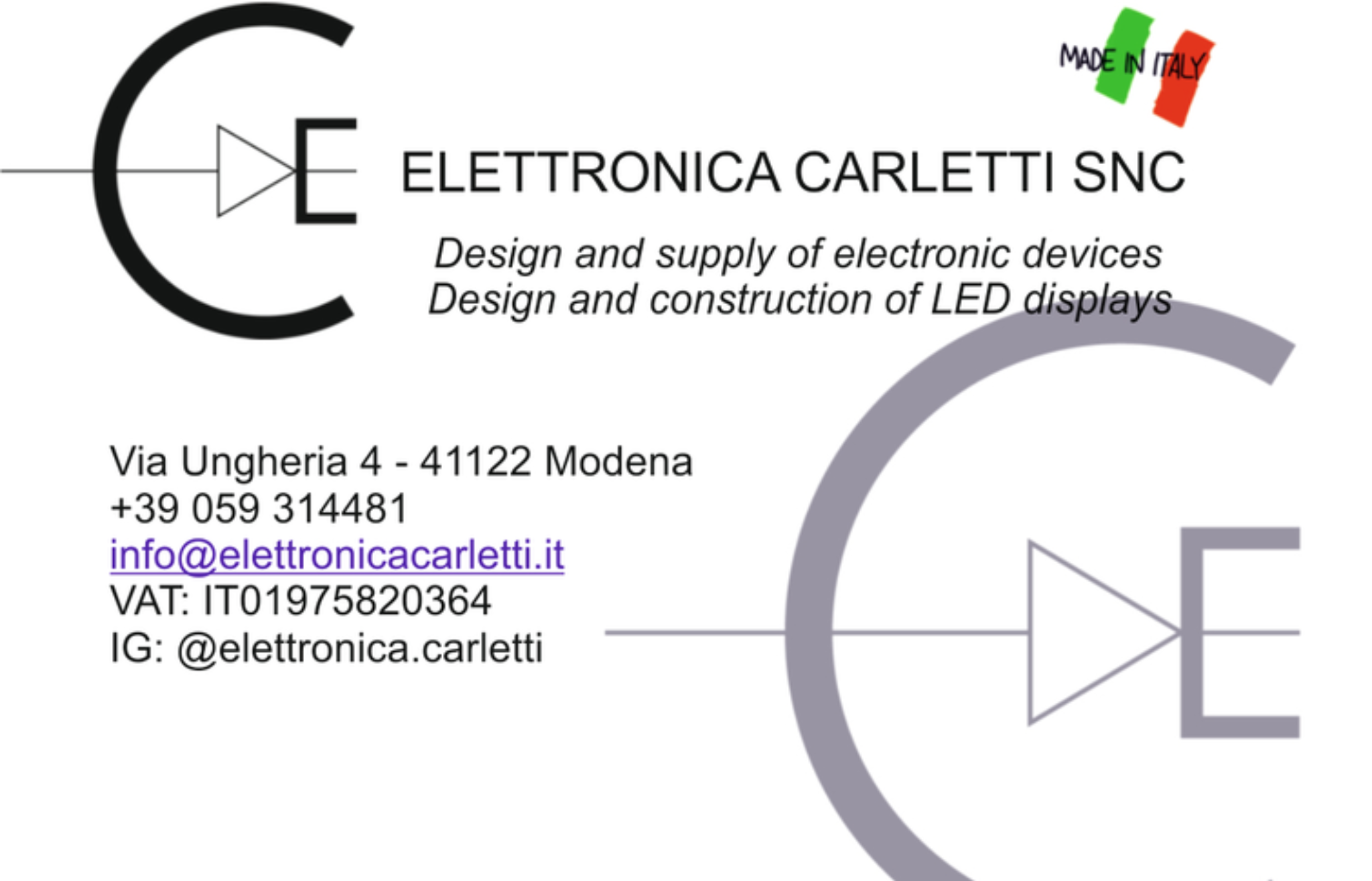 Logo Elettronica Carletti SNC